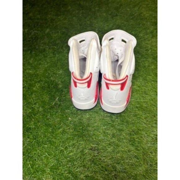 Air Jordan 6 Retro Red Oreo Sneakers Pre-Owned White/Red Size 7 - Picture 3 of 5